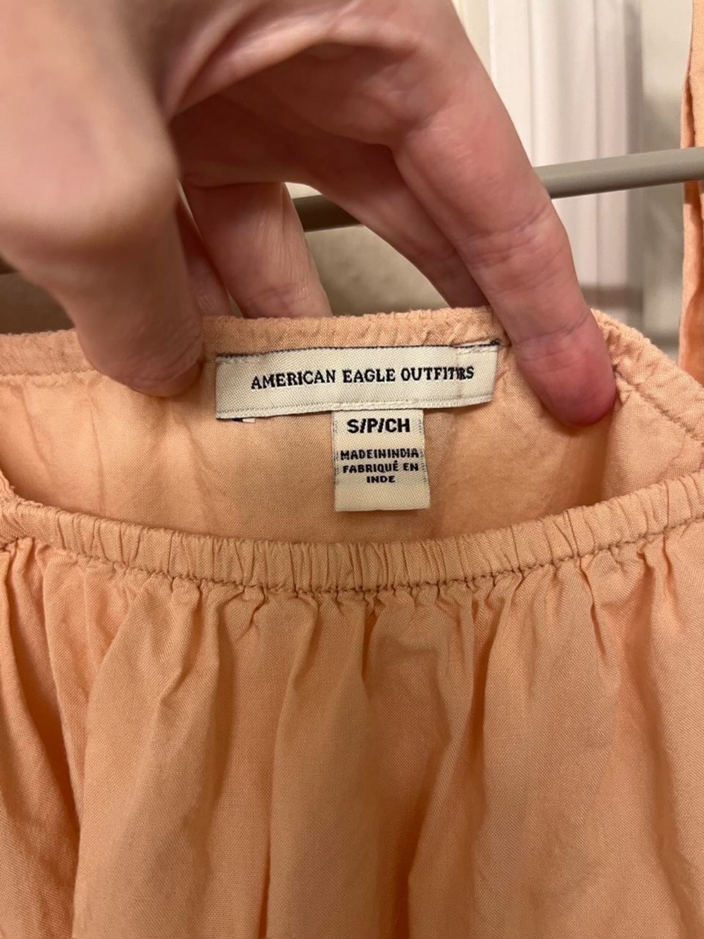 EUC/Like-New American Eagle Outfitters Shoulder-Tie Tiered Ruffle/Lace Tank Top - Picture 6 of 7